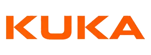 لوگوی برند KUKA در زمینه رباتهای صنعتی و اتوماسیون پیشرفته