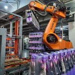 سیستم پالتایزینگ نوشیدنی با ربات KUKA در تهران